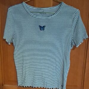 Butterfly Striped Tee